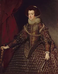 スペイン王妃イサベル（1602-44）、フェリペ4世（1605-65）の妻、1632年